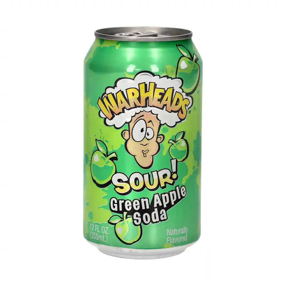 Warheads Sour Green Apple Soda